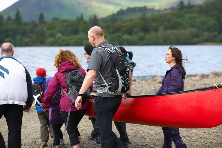 Red Ridge Adventure Centre Wales - Coprate team building Canoeing