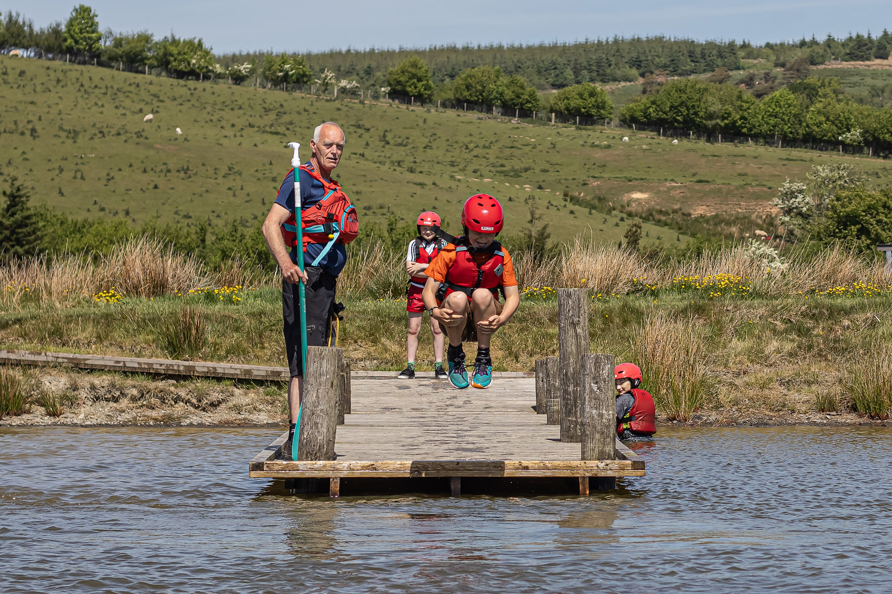 Red Ridge Outdoor Centre Wales - Jetty Jump