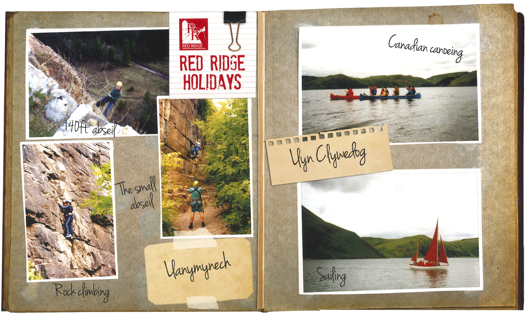 Red Ridge Holidays Abseil, rock climbing, Llanymynech, Llyn Clywedog