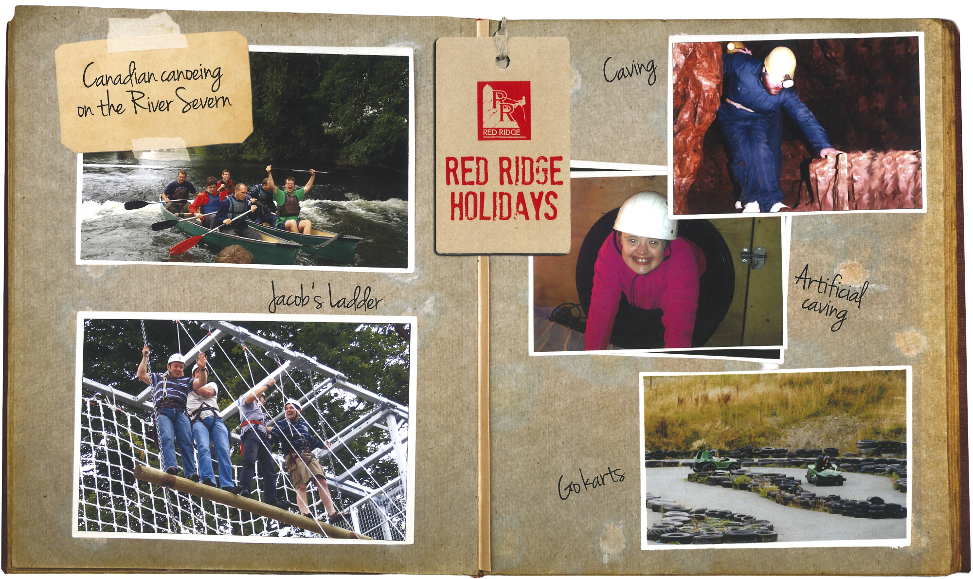 Red Ridge Holidays - Canadian Canoeing on rver severn, jobs ladder, caving & go karts