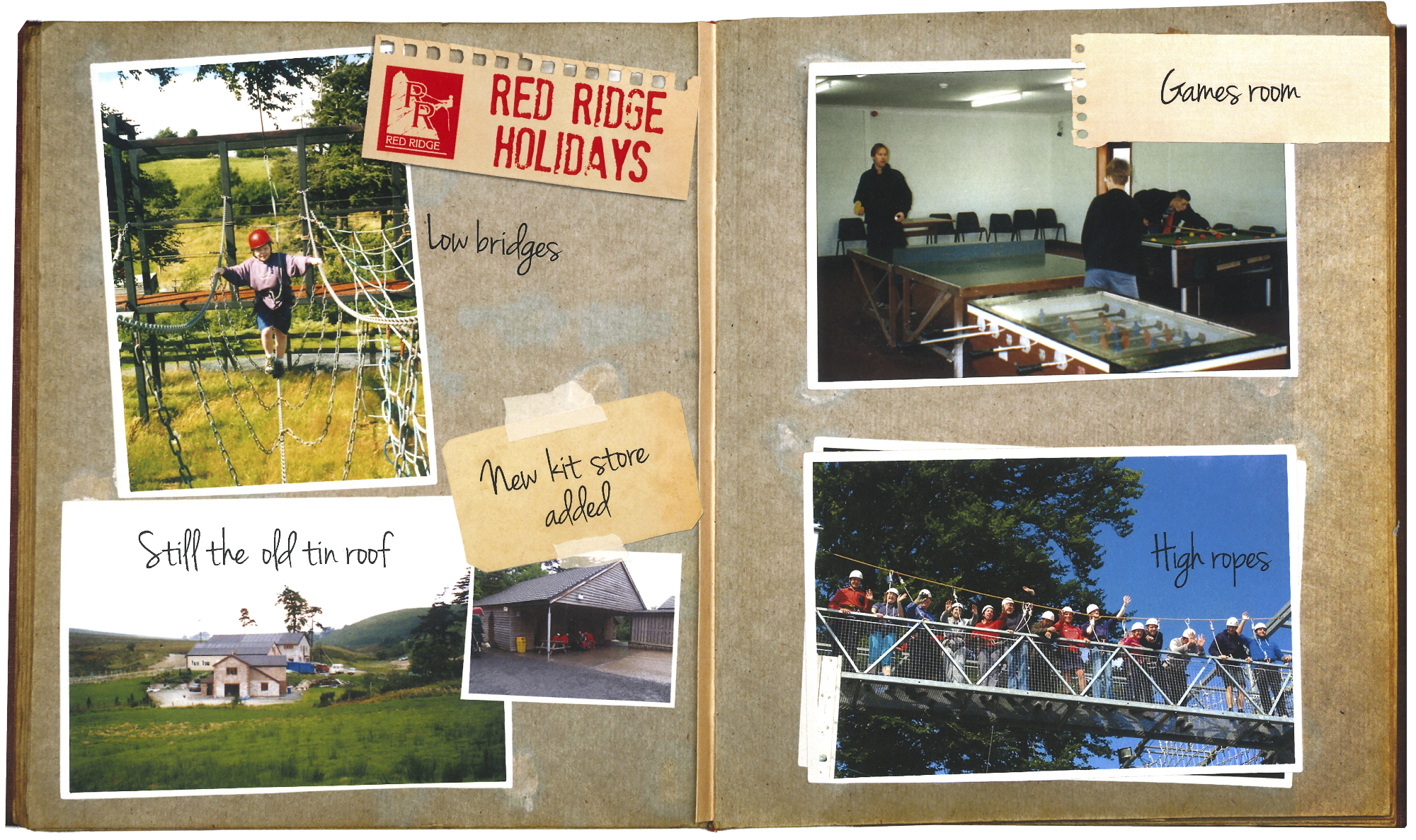 Red Ridge Holidays - Low Bridges, Kit Store,Games Room & Highropes
